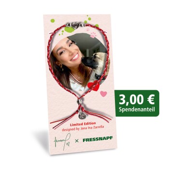 Fressnapf Freundschaftsarmband limited Edition – designed by Jana Ina Zarrella