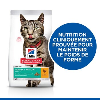 Science Plan Adult Perfect Weight avec du poulet 2x7 kg