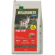 Packung Real Nature Wilderness Adult Pure Beef Hundefutter mit Wolf-Abbildung, 'Pure Beef', Nährwertangabe 60%/40%/0%, 12 kg.