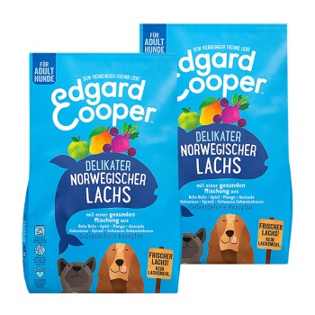 Edgard & Cooper Delikater Norwegischer Lachs Adult 2×12 kg