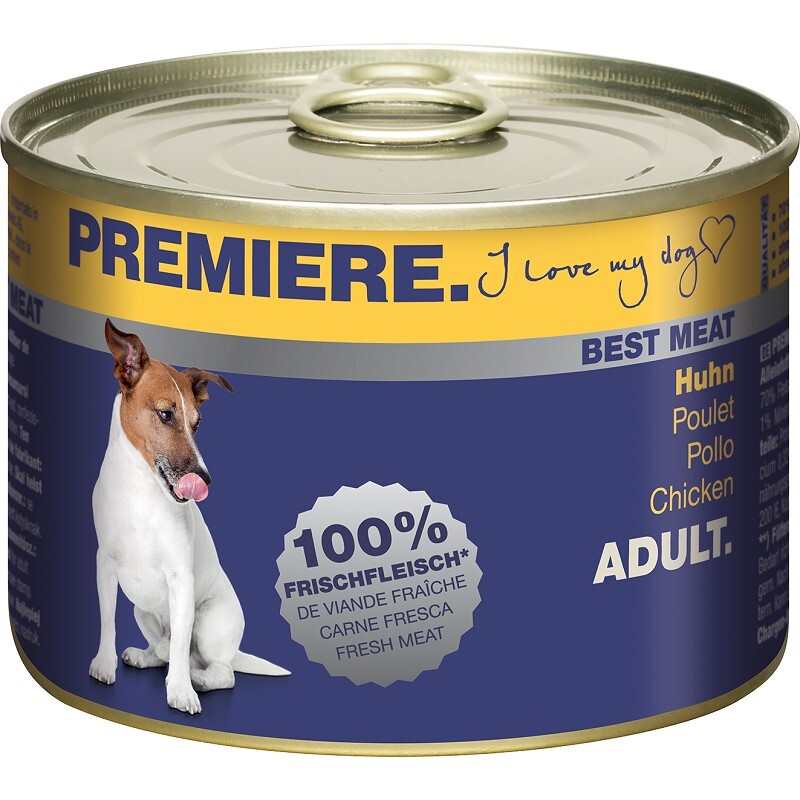 PREMIERE Best Meat Adult Poulet 6x185 g