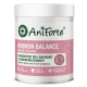 Behälter von AniForte Hormone Balance für Haustiere, rosa Etikett, unterstützt während der Hitze und Scheinträchtigkeit, 100% natürlich, hergestellt in Deutschland.