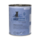 Dose von Catz finefood mit einer Silhouette einer Katze, beschriftet mit "N° 17 Geflügel & Garnelen" (Geflügel & Garnelen), getreidefrei, ohne Zuckerzusatz.