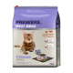 Hundefutterbeutel mit einem Bengal-Katze, beschriftet mit "Premiere Meat Menu", mit 51% Geflügelanteil, geeignet für sterilisierten erwachsenen Katzen, 10 kg.