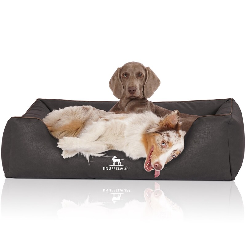 Knuffelwuff Hundebett Scottsdale aus Kunstleder