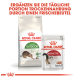 Bild von Royal Canin Produkten: ein Beutel mit der Aufschrift "Aktives Leben OUTDOOR" und ein Beutel mit der Aufschrift "INSTINKTIV" mit deutschem Text darüber.