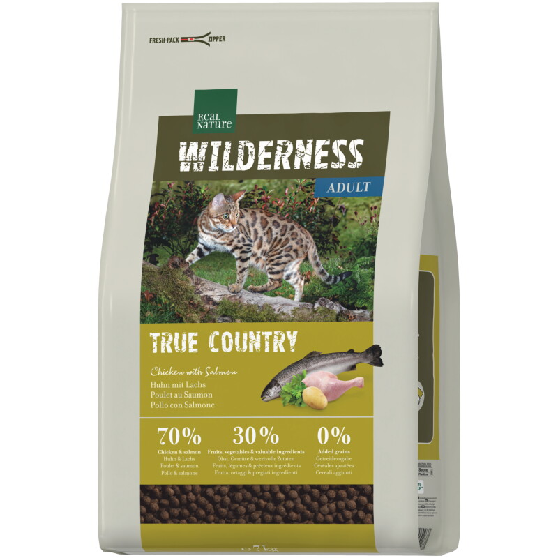 REAL NATURE WILDERNESS aliments secs pour chat Adulte True Country 7 kg