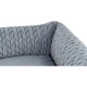 Bett Livia, grau, 80 x 60 cm