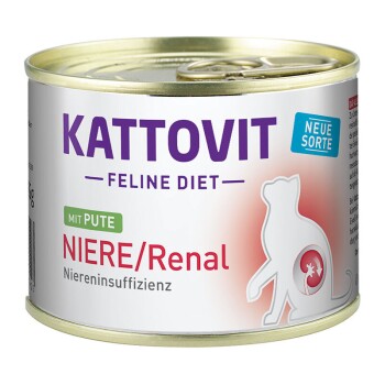 Feline Diet Reins/Renal 12 x 185 g Dinde