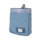 Blaue Max & Molly Urban Pets Leckerli-Tasche mit Schlaufe und Metallring zur Befestigung.