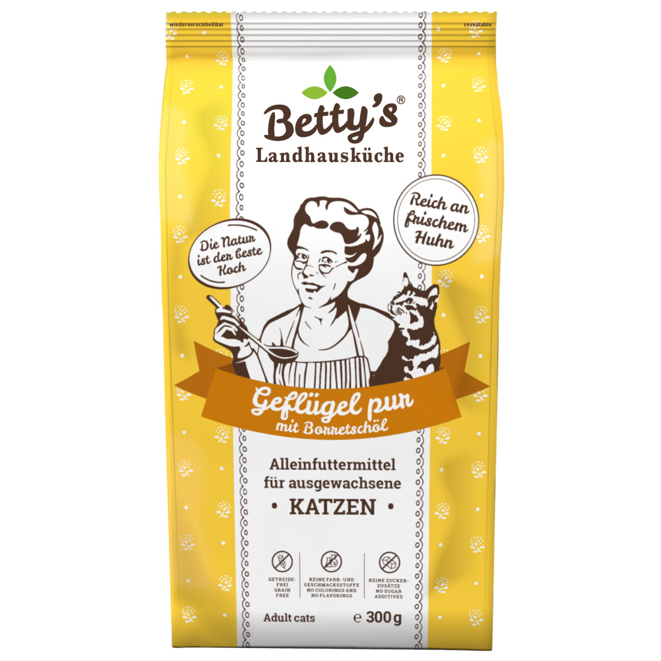 Betty's Landhausküche Trockenfutter Geflügel pur 300 g