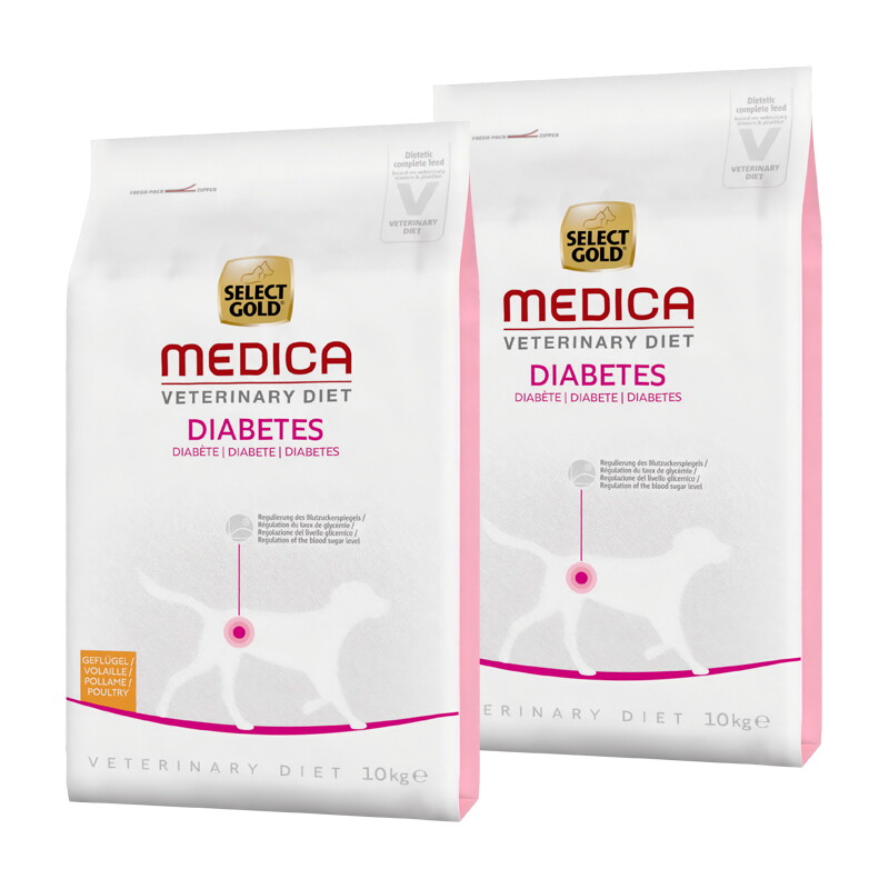 SELECT GOLD Medica Diabète Volaille 2x10 kg