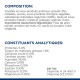 Emballage de nourriture pour animaux affichant la composition et les constituants analytiques, y compris des ingrédients comme le poulet, le foie de porc et les valeurs nutritionnelles.