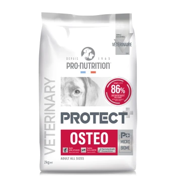 Beutel Pro-Nutrition Protect+ Osteo veterinärmedizinisches Hundefutter für erwachsene Hunde, unterstützt Mobilität, 2 kg, bis zu 86 % Verbesserung in 21 Tagen.