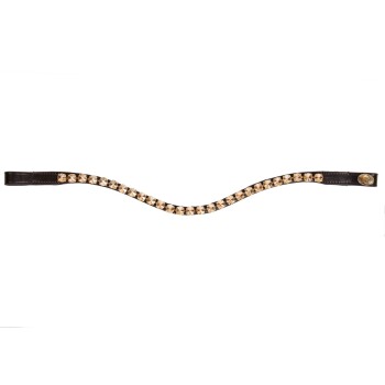 Ein stilvolles schwarzes Lederhalsband für Hunde, verziert mit funkelnden Strasssteinen, das ein elegantes Design zeigt.