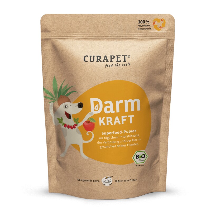 CURAPET Bio Verdauungspulver mit Prä- und Probiotika - DarmKraft 200g