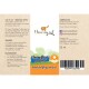 Natürliche Ohrenpflege-Tropfen für Katzen, beschriftet mit "Ich liebe meine Katze", mit Anwendungshinweisen und Inhaltsstoffen wie Kamille und Lavendel. 30 ml.