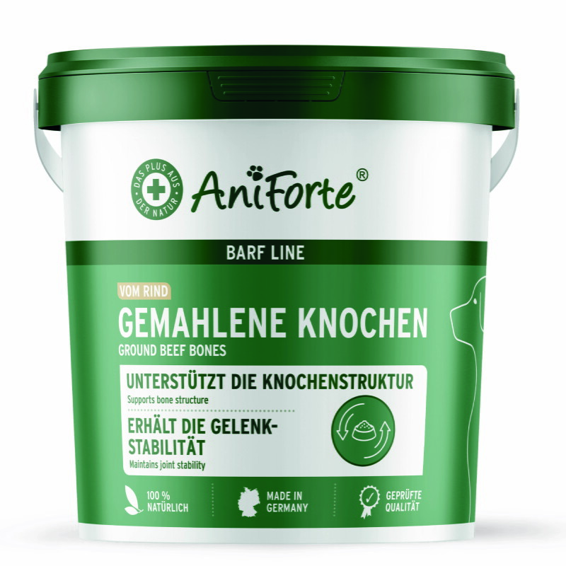AniForte BARF-Line Gemahlene Knochen vom Rind 2 kg