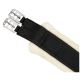 Schwarze doppelseitige Haustierleine mit Metallclips und einer weichen, flauschigen Fütterung.