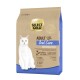 Select Gold Adult Oral Care kattenvoerzak met een witte kat op de voorkant, met tekst die de ingrediënten van gevogelte en zalm benadrukt.