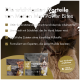 Nahaufnahme des Gesichts eines Hundes neben der Verpackung von "Motion Max Power Bites", die Gelenkunterstützung und natürliche Zutaten in deutscher Sprache hervorhebt.
