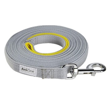 tow leash flat with loop gray 10 m