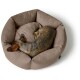 Orthopädisches Hundesofa Merida 6-eckig anthrazit 90 cm, 30 cm, 90 cm