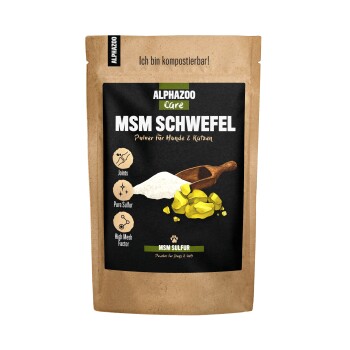 ALPHAZOO MSM-Pulver für Hunde und Katzen 250 g