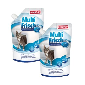 Multi-Frisch pour les toilettes pour chats 400 g 2xBrise fraîche, 2x