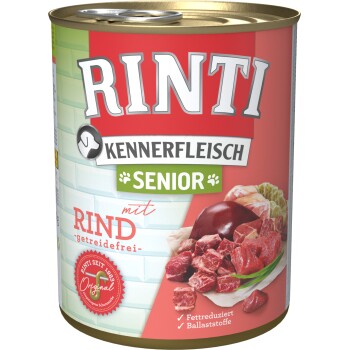 RINTI Kennerfleisch Senior Rind 36×800 g