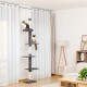 Deckenhoch Kratzbaum Basic grau