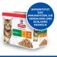 Hill's Science Plan Kittenfutterbox mit einer getigerten Katze, beschriftet "Poultry Selection," mit 6x Huhn und 6x Pute sowie gesundheitsfördernden Texten.