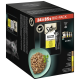 Pack de nourriture pour chat Sheba Selection Mini Filets, comprenant 24 sachets de 85g, avec un bol de nourriture humide et une image de chat gris sur la boîte.