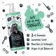 Eine Flasche Bugalugs Tangle Tame 3-in-1 Shampoo, Conditioner und Entwirrungsmittel für Haustiere, mit einem Cartoon-Hund und Text, der die Vorteile hervorhebt.