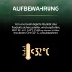 Aufbewahrungshinweis für PRO PLAN LIVECLEAR: Lagern Sie das Produkt an einem kühlen, trockenen Ort unter 32°C.