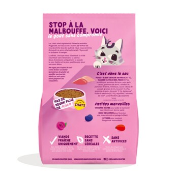 Croquettes Canard & Poulet Chat Junior 2x2 kg