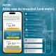 Pettec-Anzeige: Telefon mit der Anzeige 'Premium-Service mit LTE/4G inkl. eSIM', Preise €14,99; €12,50/Monat; €39,99/3 Monate; Funktionssymbole.
