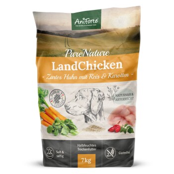 Aniforte Trockenfutter LandChicken – Zartes Huhn mit Reis 7 kg