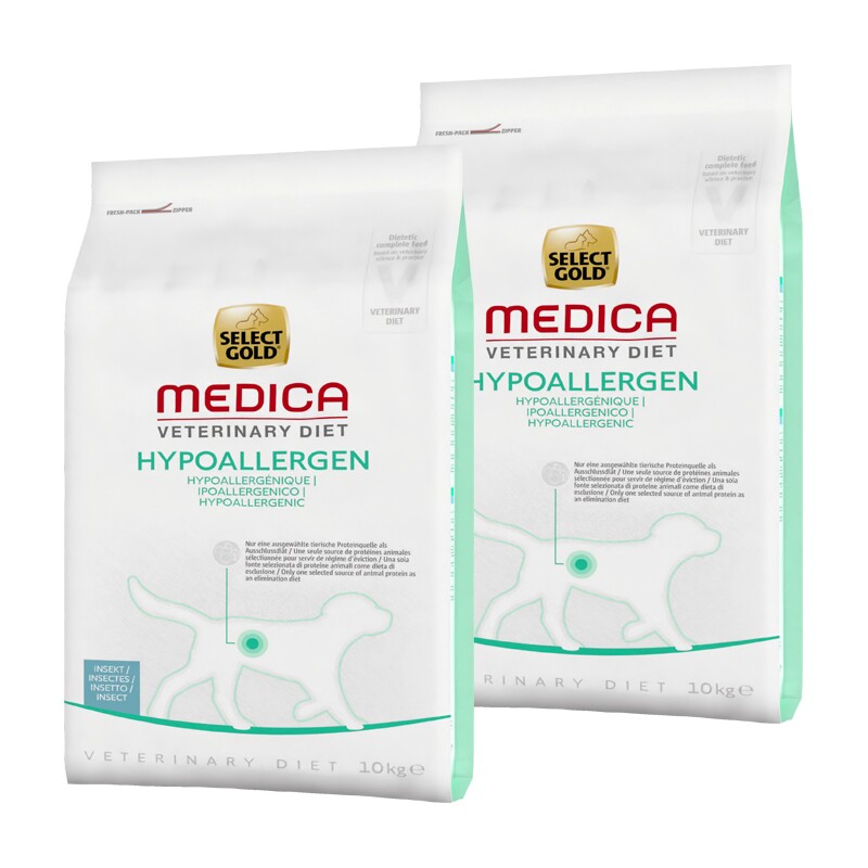SELECT GOLD Medica Hypoallergeen Insecten 2x10 kg