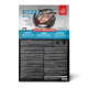 Tüte mit Orijen Wholeprey Diet Hundefutter mit wild gefangenem Fisch, mit wichtigen Zutaten und Nährwertinformationen auf der Rückseite.