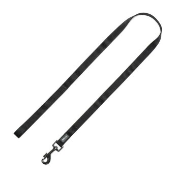 AniOne Laisse courte Classic en nylon noir M