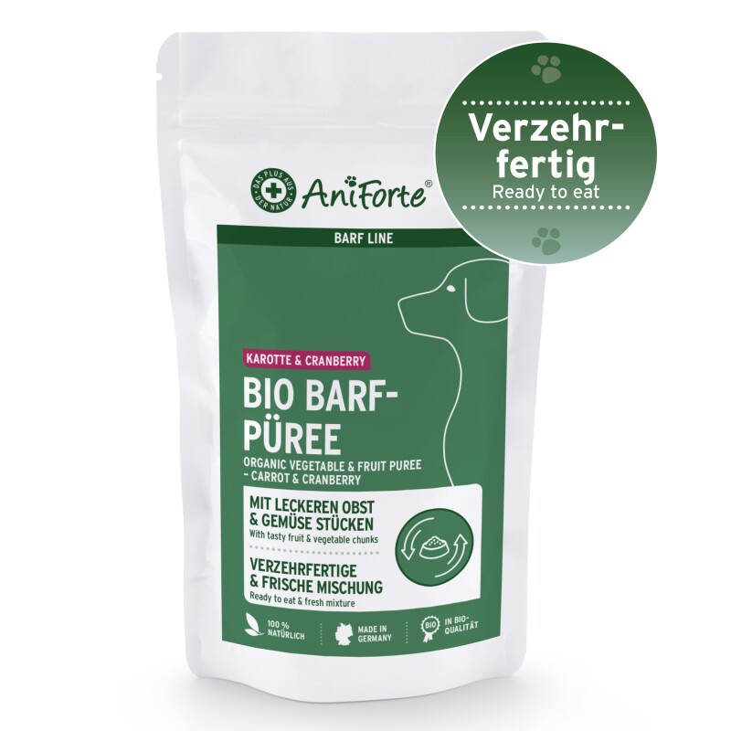 AniForte BIO BARF Püree Karotte & Cranberry 5x150 g