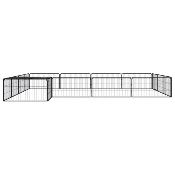 Hunde Laufstall / Freilaufgehege mit Unterstand 4 m, 4 m, 50 cm