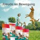 Ein verspielter Hund springt in einem sonnigen Park, umgeben von Seifenblasen, mit Beaphar Flexifit-Produkten im Vordergrund, die die Gelenkgesundheit fördern.