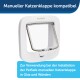 Einbauadapter für Mikrochip Katzenklappe weiß