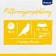 Zalecenie dotyczące karmienia ptaków: 10-15g (1-2 łyżki) dziennie, z świeżą wodą, wyświetlane na żółtym tle.