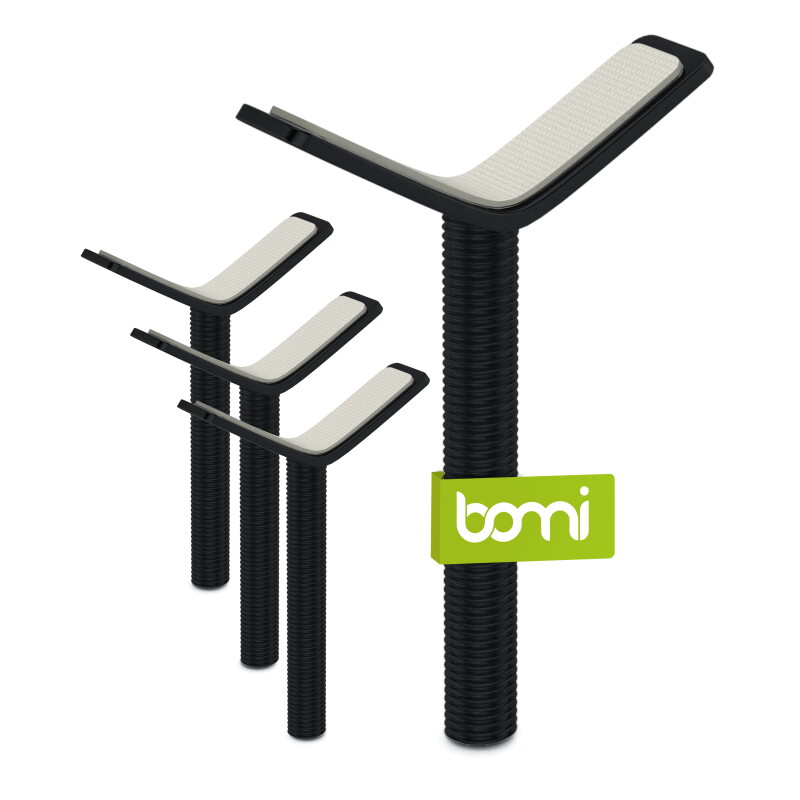 bomi Zubehör Schutzgitter 4er Y-Adapter Metall Schwarz