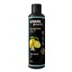 Flasche ALPHAZOO Beauty Lemon Zegg Shampoo, mit Zitronen und einer Hundesilhouette, mit dem Text, der pH-neutral und 200ml angibt.