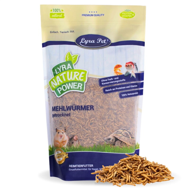 Lyra Pet Mehlwürmer getrocknet 1,6 kg