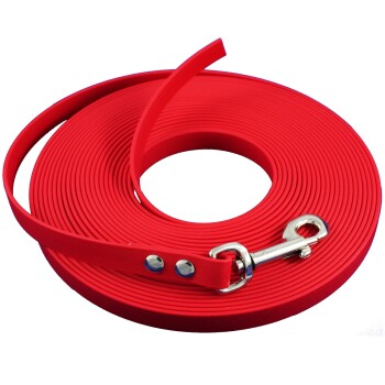15-25 kg Biothane Schleppleine rot 3 m